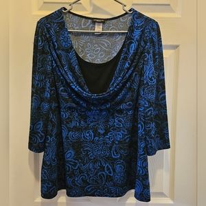 Perseption Women Cowl Blouse